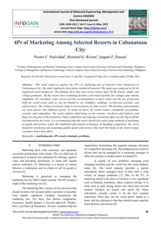INTERNET MARKETING INDUSTRY IN CABANATUAN CITY, .